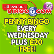 Penny Bingo Wednesday at Littlewoods Bingo