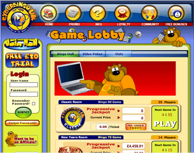 Bingo: Cyber Bingo