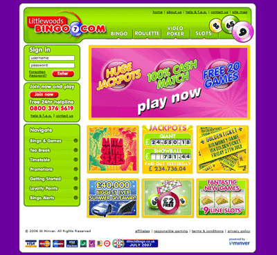 Bingo: Littlewoods Bingo