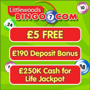 Littlewoods Bingo �5 Free