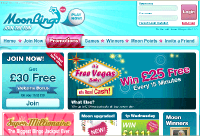 Bingo: Moon Bingo