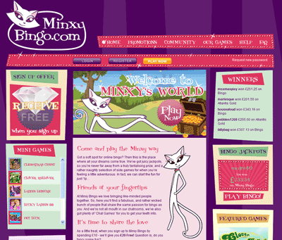 Bingo: Minxy Bingo