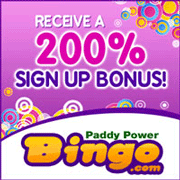 Paddy Power Bingo 200% Signup Bonus