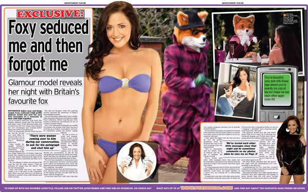Foxy in the Daily Star